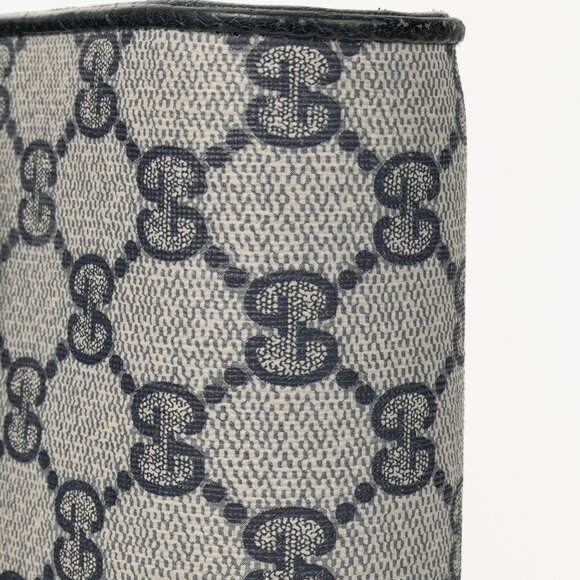 Gucci Vintage Navy Blue Monogram Clutch Bag - Picture 6 of 14